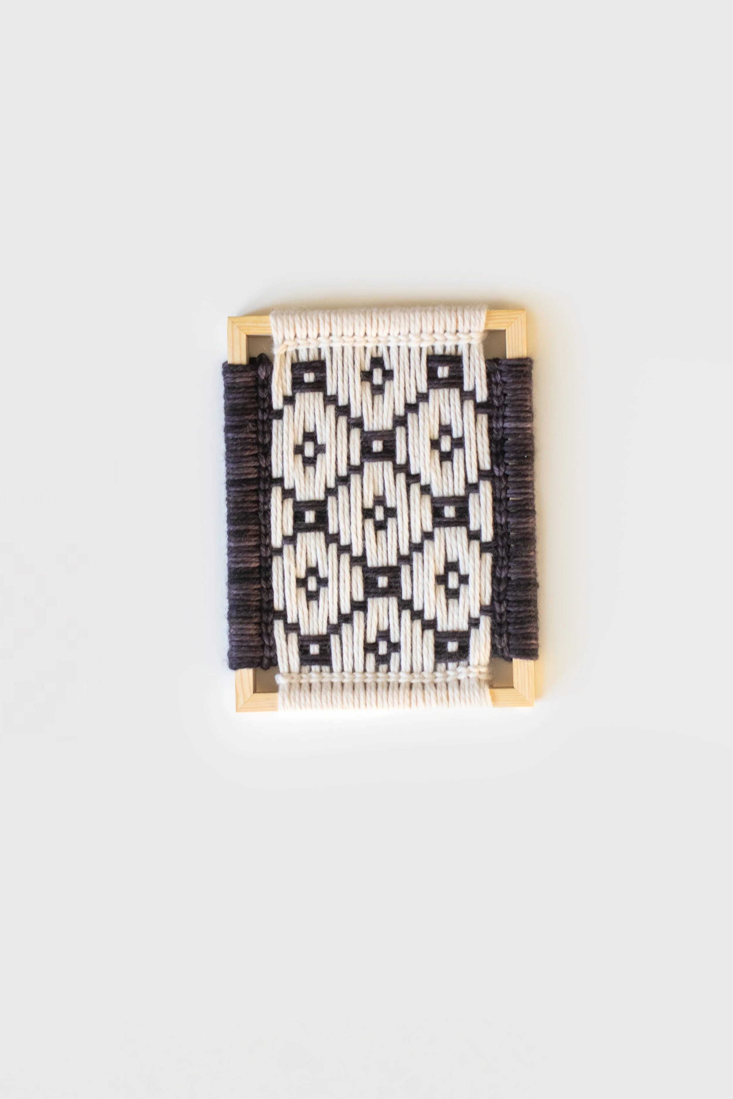 Tiles: Weave by Number. Frame Weaving Kit. Supplies + Instructions